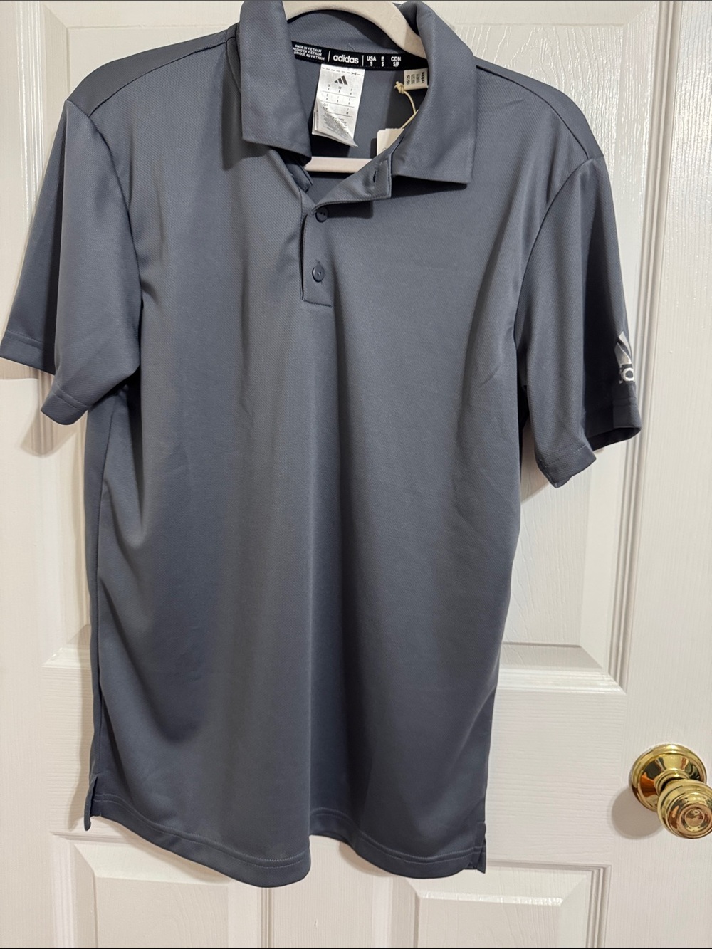 adidas Men’s Slate Gray Polo Shirt